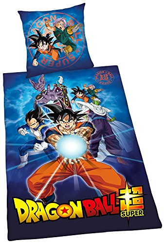  DRAGONBALL SUPER Bettwäsche Set, x 200cm, x 80cm,/Renforcé