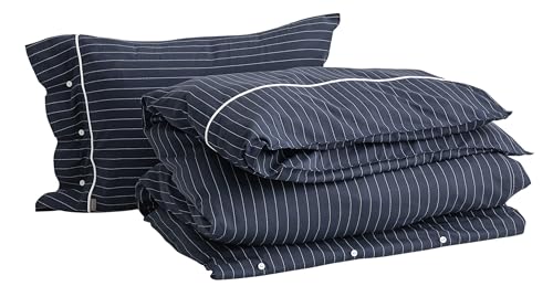 GANT Bettwäsche (Decken- und Kissen separat erhältlich) Pinstripe, Größe:Bettdeckenbezug 155 x 220 cm