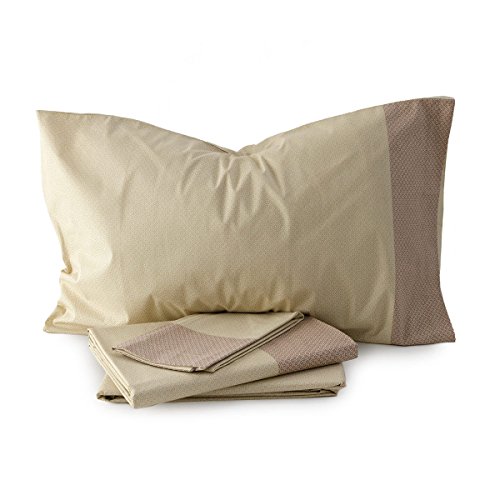 Bettwäsche-Set Zucchi Ava, komplett für ein Doppelbett Einheitsgröße beige