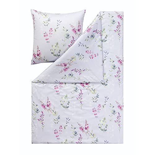 ESTELLA Atelier Bettwäsche Eike Farbe Lilac Größe 135x200 + 80x80